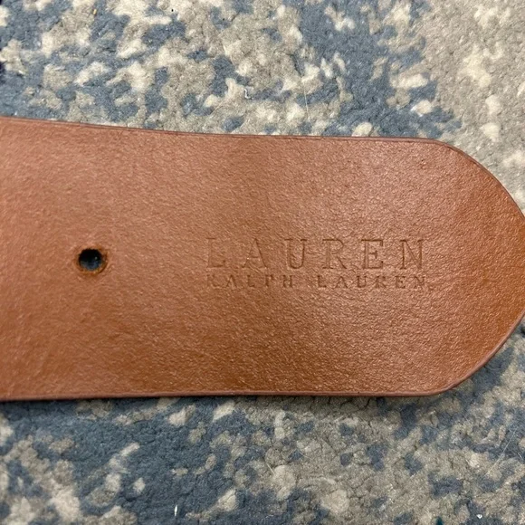 Lauren Ralph Lauren Brown Floral Dress Belt - Picture 4 of 4